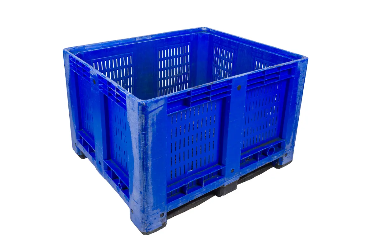 _DSF9236 Gebruikte kunststof palletboxen geperforeerd